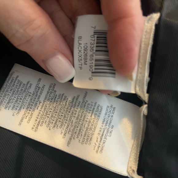 BCBG MAXAZRA BLACK LONG LEATHER COAT - Picture 7 of 10